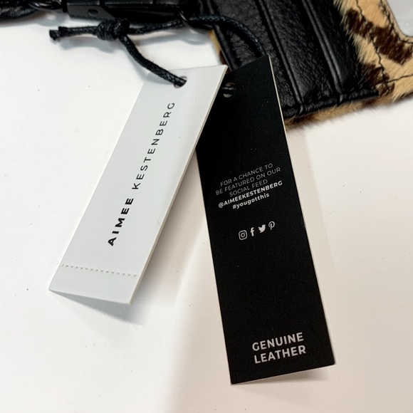 NWT Aimee Kestenberg Leather Wallet with strap - Picture 7 of 10